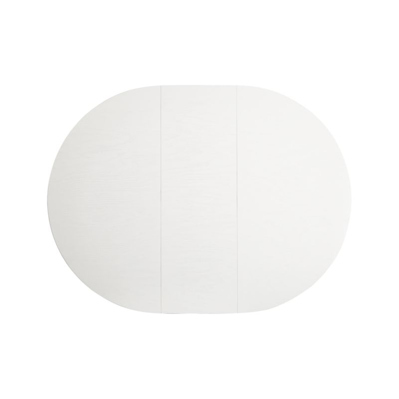 Aniston White 45" Round Extension Dining Table - image 6 of 13