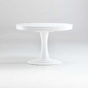 Round Dining Room Tables Circular, 48 Round Pedestal Dining Table White