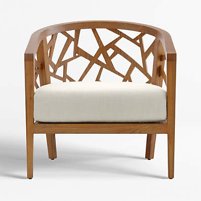 Ankara Chair With Fabric Cushion, Crate And Barrel Canada Slipper Chair