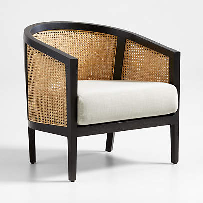 Crate and barrel cane chair new arrivals