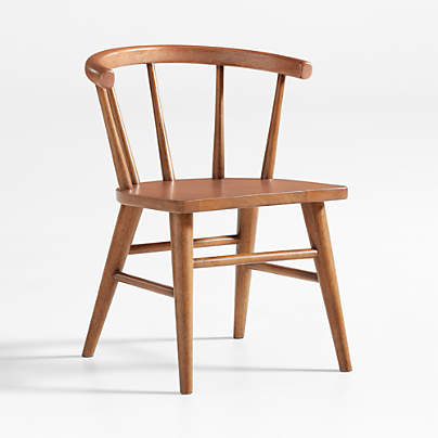 Set of 2 Anker Walnut Wood Kids Play Chair