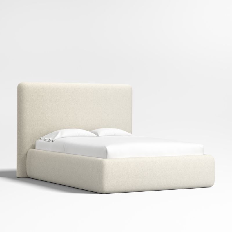 Anneli Ivory Upholstered Full Bed - image 4 of 14