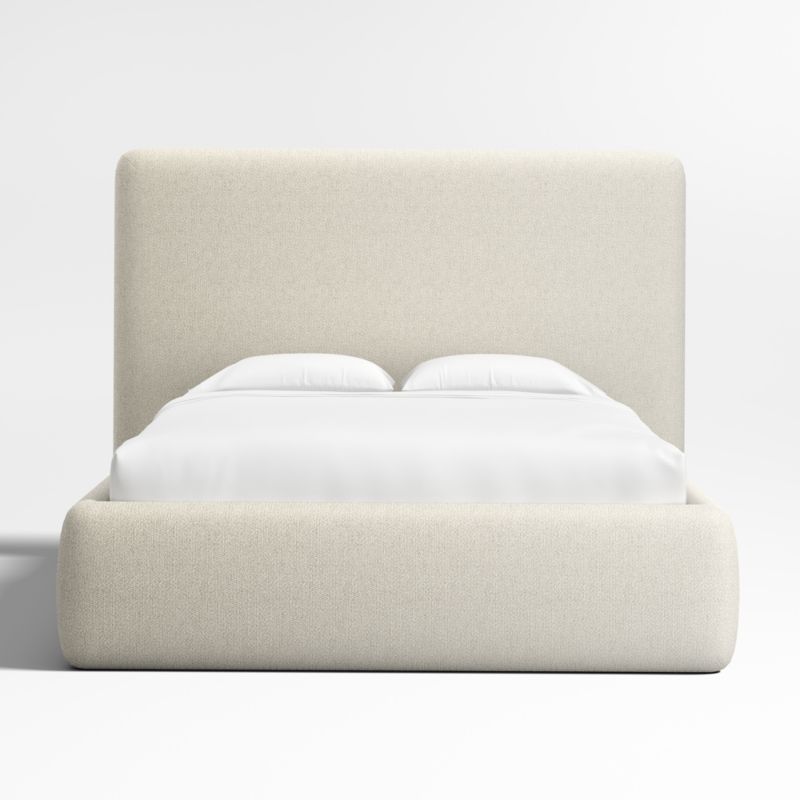 Anneli Ivory Upholstered Full Bed - image 0 of 14