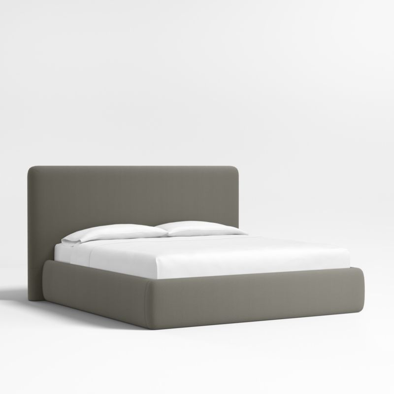 Anneli Graphite Upholstered King Bed - image 3 of 9