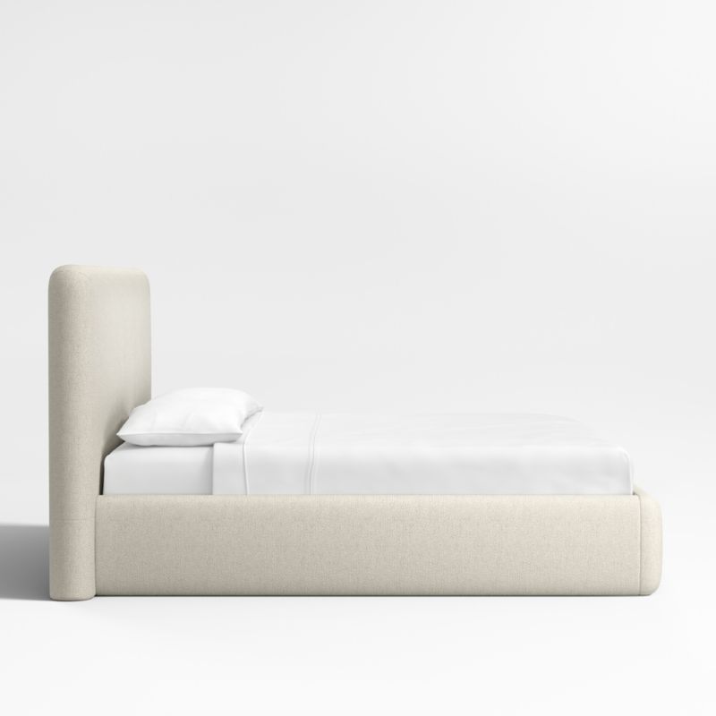 Anneli Ivory Upholstered King Bed - image 5 of 15