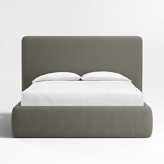 Anneli Graphite Upholstered Twin Bed