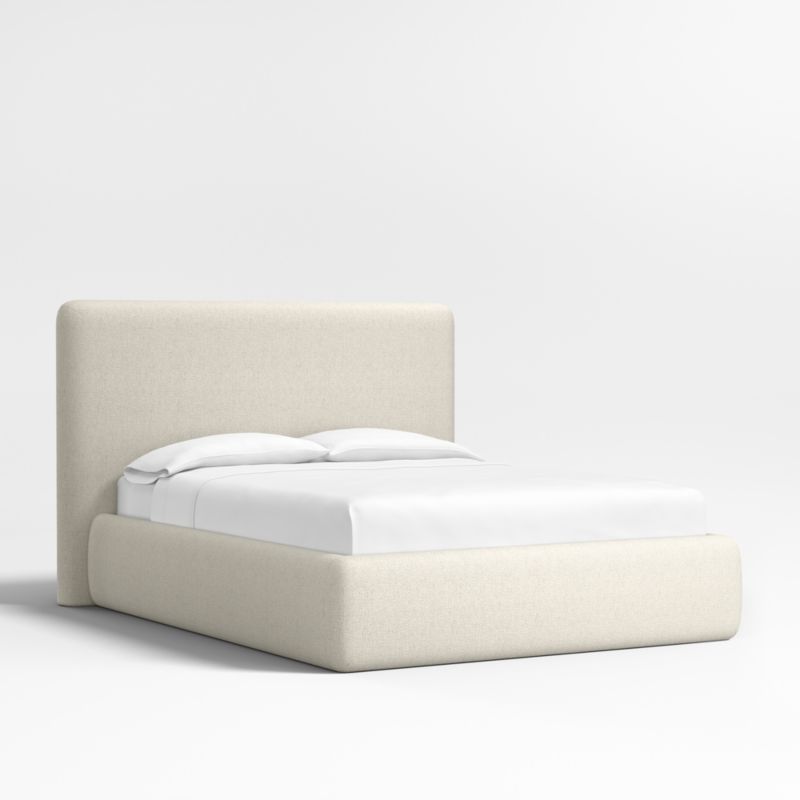 Anneli Ivory Upholstered Queen Bed - image 3 of 15