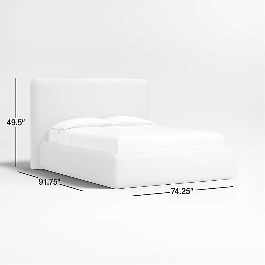 View Anneli Graphite Upholstered Twin Bed - image 3 of 10