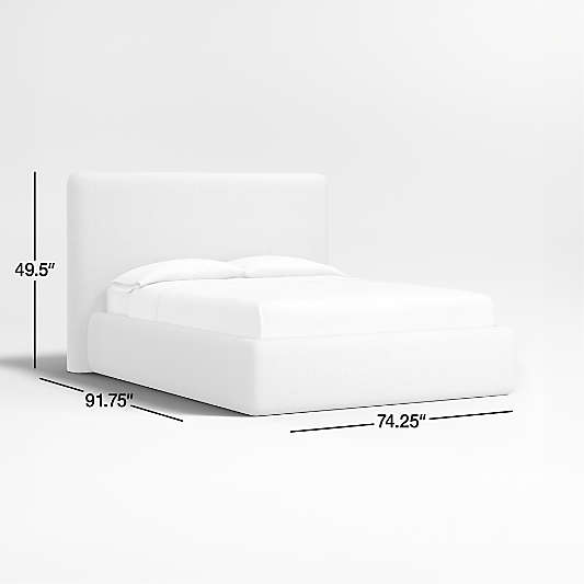 Anneli Ivory Upholstered Queen Bed