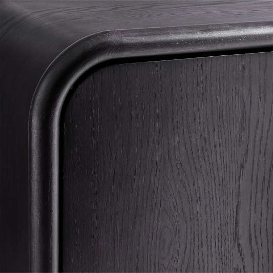 Annie 72" Charcoal Brown Storage Media Console by Leanne Ford