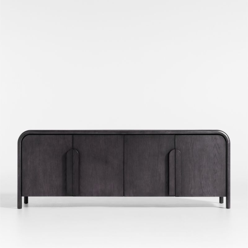 Annie 72" Charcoal Brown Storage Media Credenza by Leanne Ford - image 0 of 7