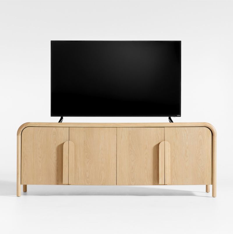 Annie 72" Natural Storage Media Credenza by Leanne Ford - image 0 of 9