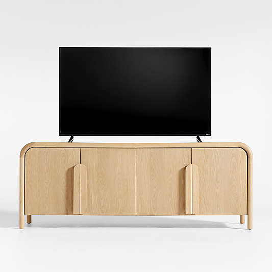 Annie 73" Natural Storage Media Credenza by Leanne Ford