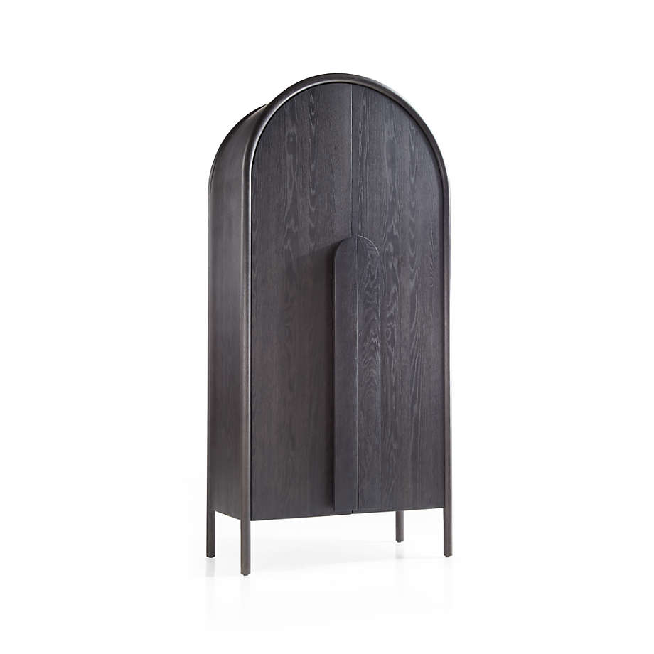 Annie Charcoal Storage Cabinet by Leanne Ford + Reviews | Crate & Barrel