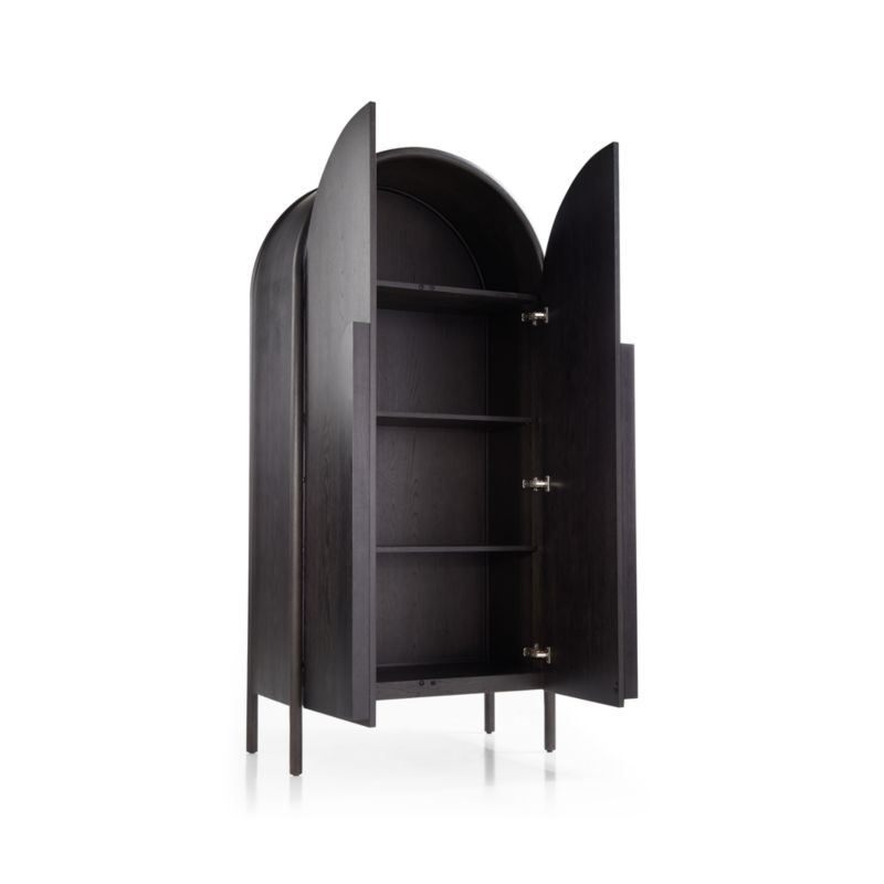 Annie Charcoal Brown Storage Cabinet by Leanne Ford - image 10 of 18