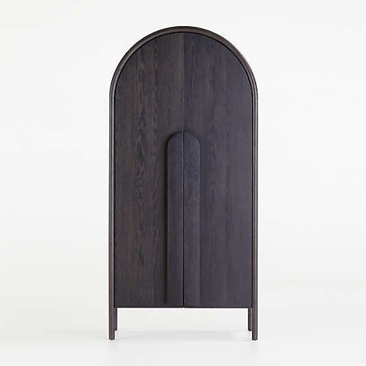 Annie Charcoal Brown Storage Cabinet by Leanne Ford