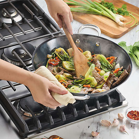 Anolon ® Everlast N2 14" Carbon Steel Wok
