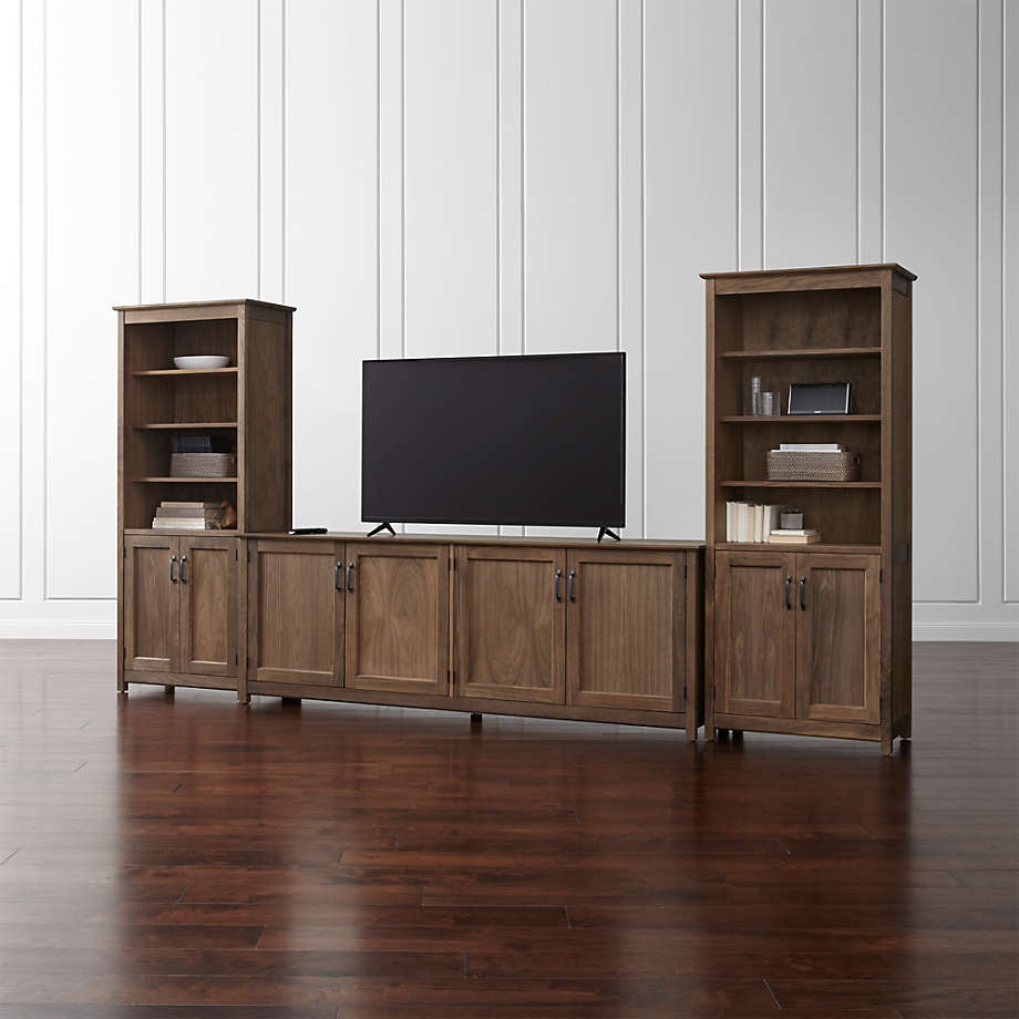 Tv stand with deals towers