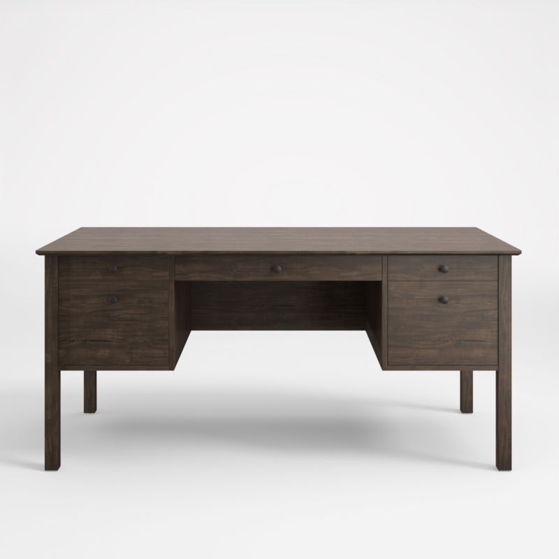 Ainsworth Charcoal Cherry Executive Desk