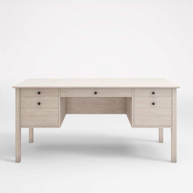 Ainsworth Pickled Oak Executive Desk