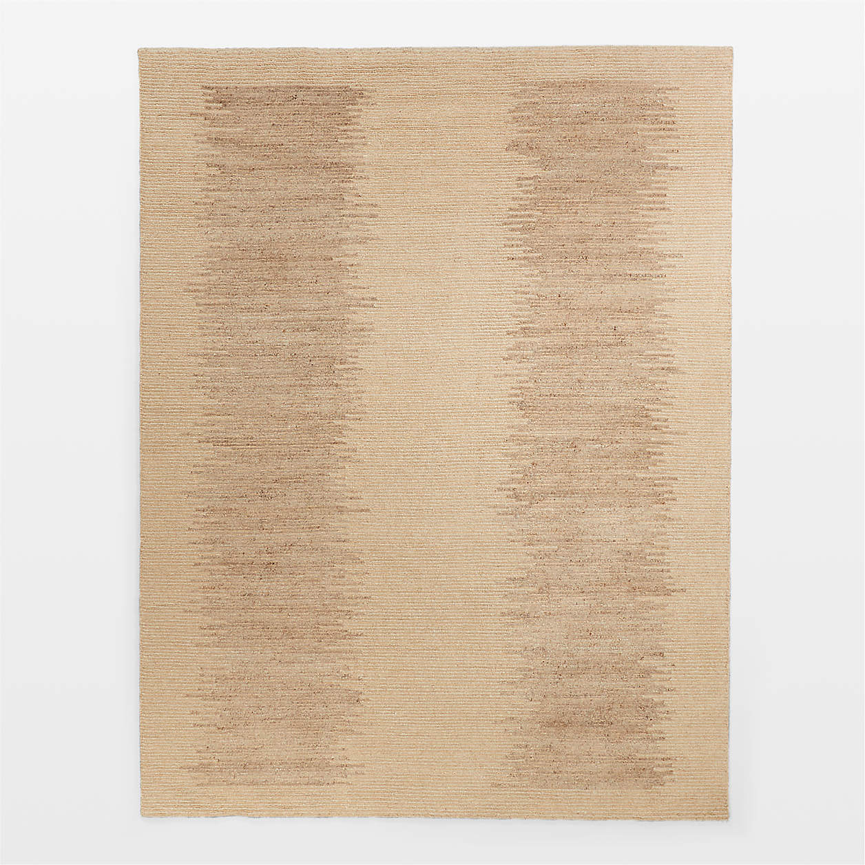 Antibes Wool and Viscose HandKnotted Rust Area Rug 10'x14' Crate & Barrel Canada