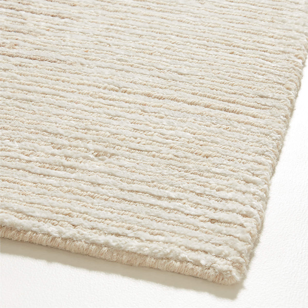 Macon Beige Chenille Rug 12x18 Swatch