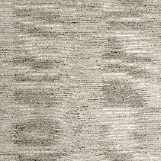 Antibes Wool and Viscose Hand-Knotted Taupe Brown Rug Swatch 12"x18"