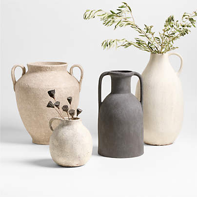 Antiguo Terracotta Vases