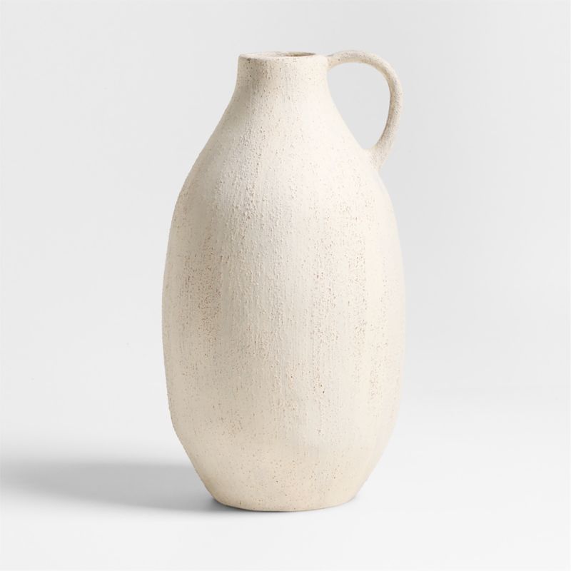 Antiguo White Terracotta Vase 18" - image 5 of 7