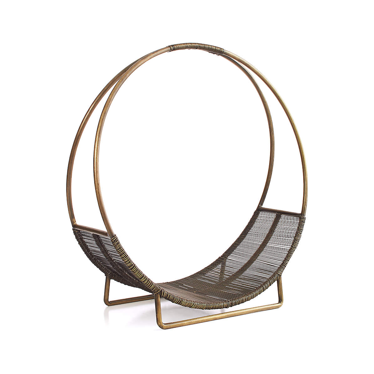 log holder brass