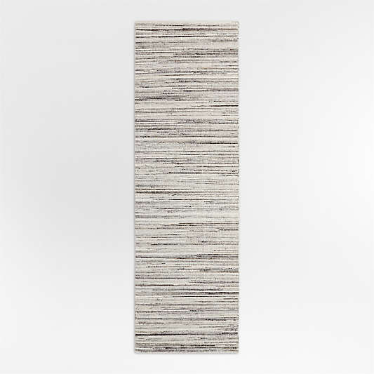 Antwerp Performance Handwoven Light Grey Runner Rug 2'10"x9'