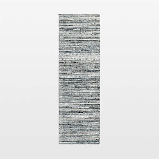 Antwerp Performance Handwoven Nickel Grey Runner Rug 2'10"x9'