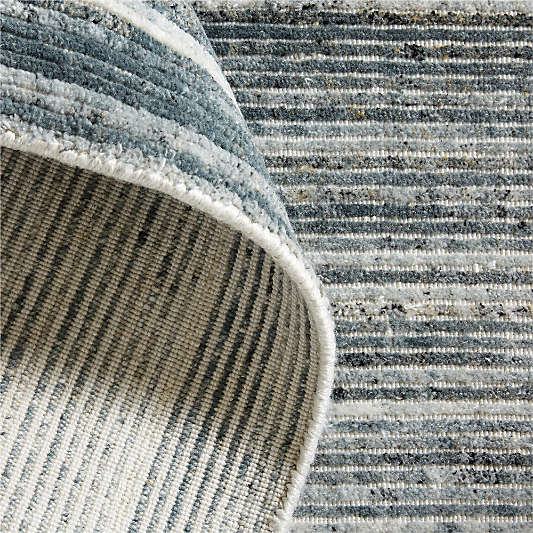Antwerp Performance Handwoven Nickel Grey Runner Rug 2'10"x9'