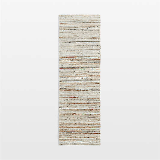 Antwerp Performance Oatmeal White Runner Rug 2'10"x9'