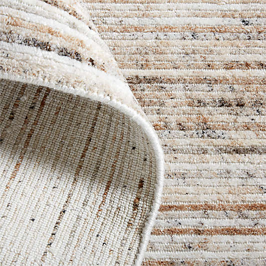 Antwerp Performance Handwoven Oatmeal White Runner Rug 2'10"x9'