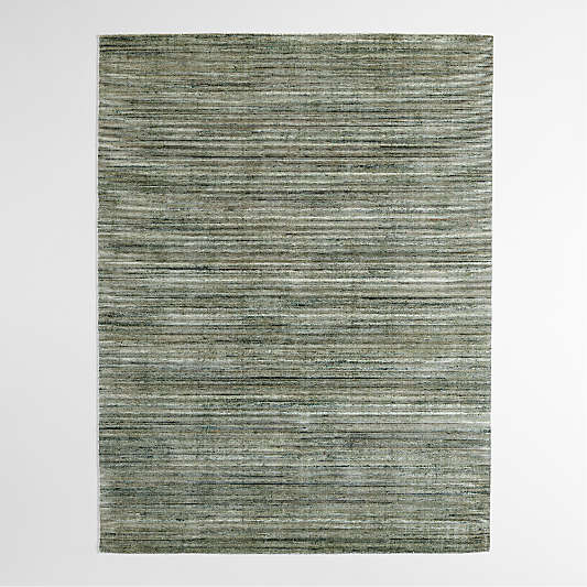 Antwerp Performance Handwoven Green Area Rug 6'x9'