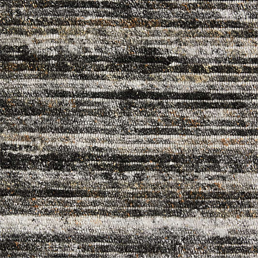 Antwerp Performance Handwoven Charcoal Grey Area Rug 6'x9'
