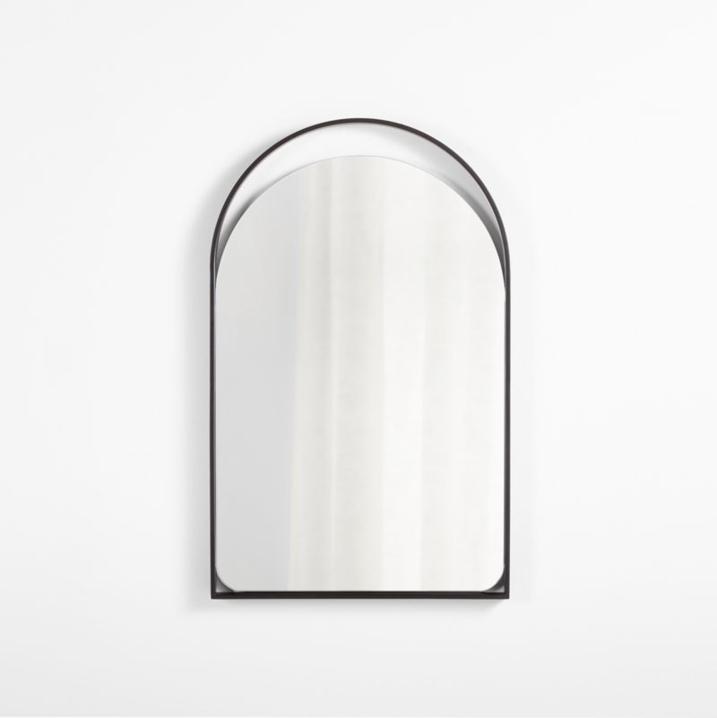 Aosta Black Wall Mirror