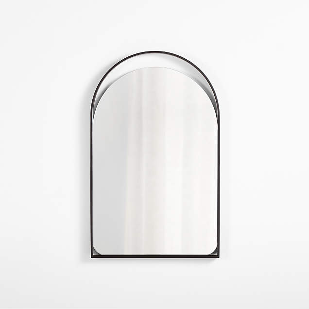 Emmy Black Vanity Mirror + Reviews Crate & Barrel