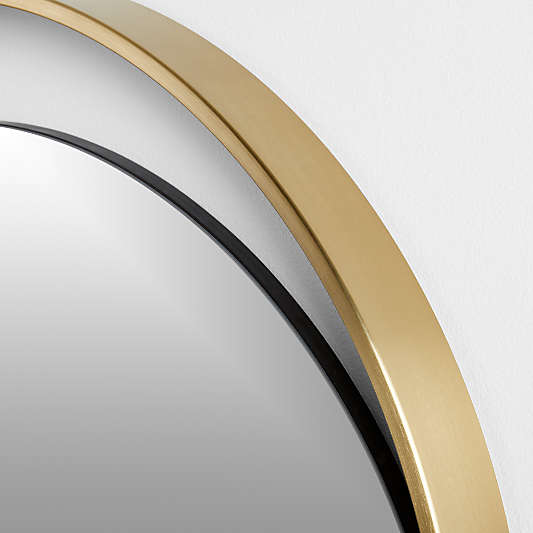 Aosta Brass Vanity Mirror 25"x40"