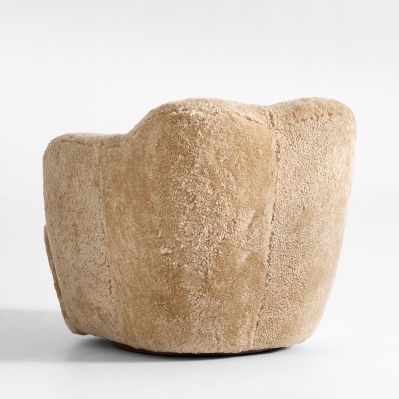 Apero Shearling Swivel Accent Chair - image 5 of 7