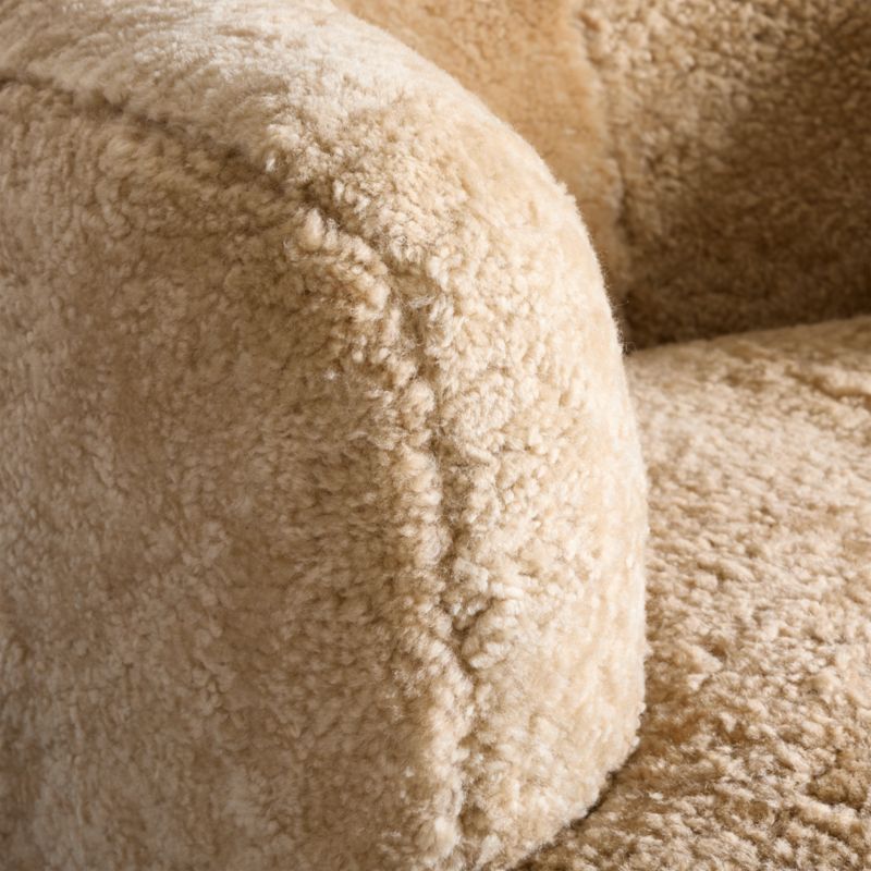 Apero Shearling Swivel Accent Chair - image 6 of 7