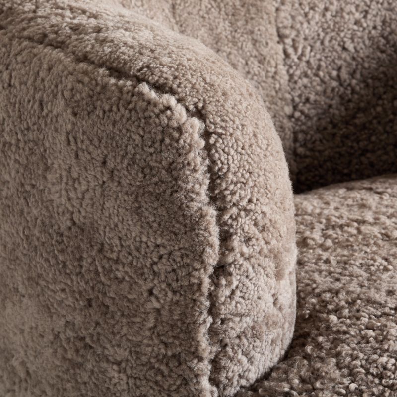 Apero Shearling Swivel Accent Chair - image 6 of 8