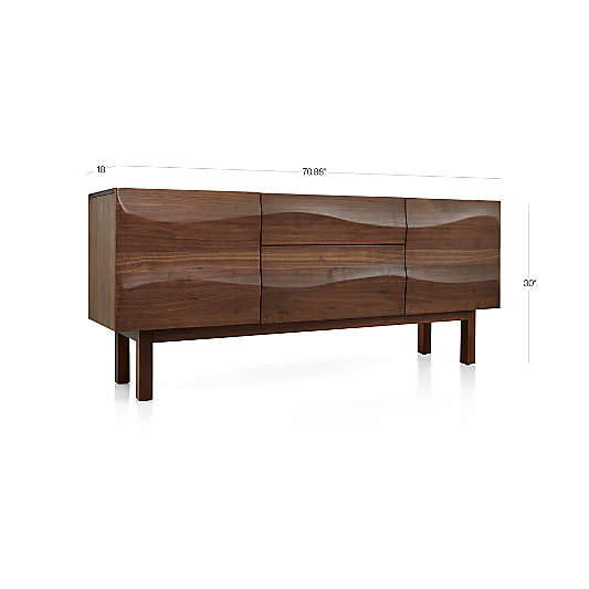 Apex II Walnut Sideboard