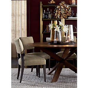 Crate and barrel 60 on sale inch round table