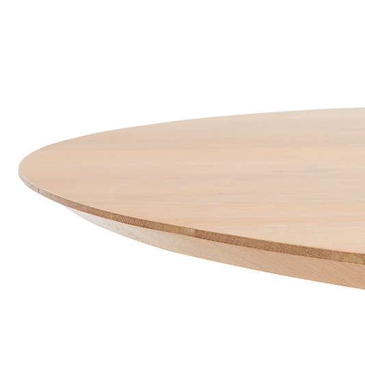 Apex White Oak 64" Round Dining Table
