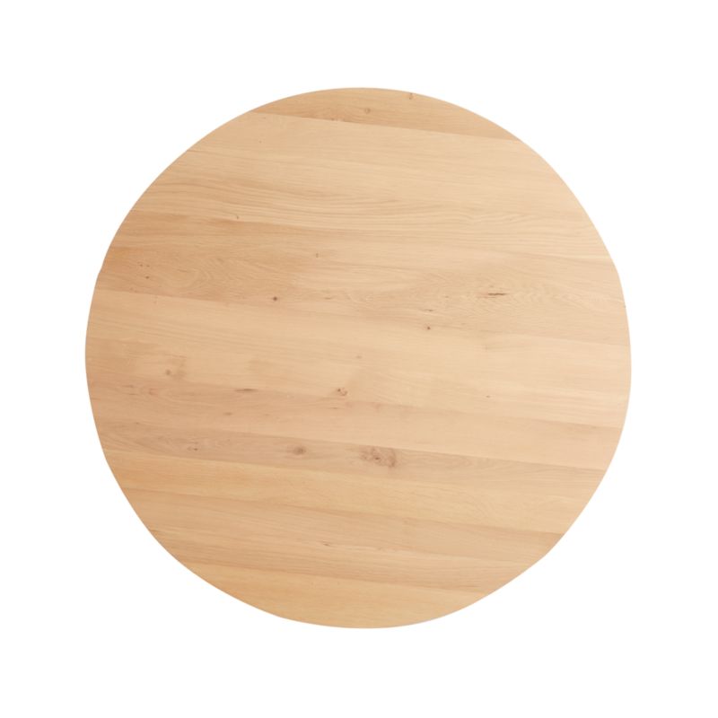 Apex White Oak 64" Round Dining Table - image 9 of 14