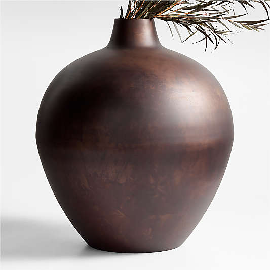 Apone Large Iron Vase 18"