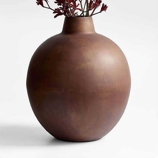 Apone Small Iron Vase 14"