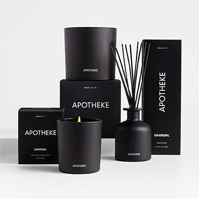 Apotheke Charcoal-Scented Candle + Reviews | Crate & Barrel